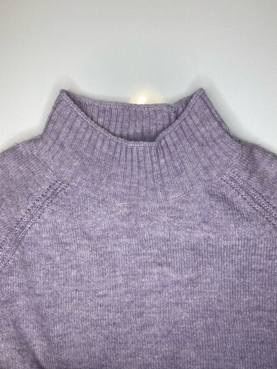 Reitmans Lilac Mock Neck Knit Sweater - Picture 5 of 6